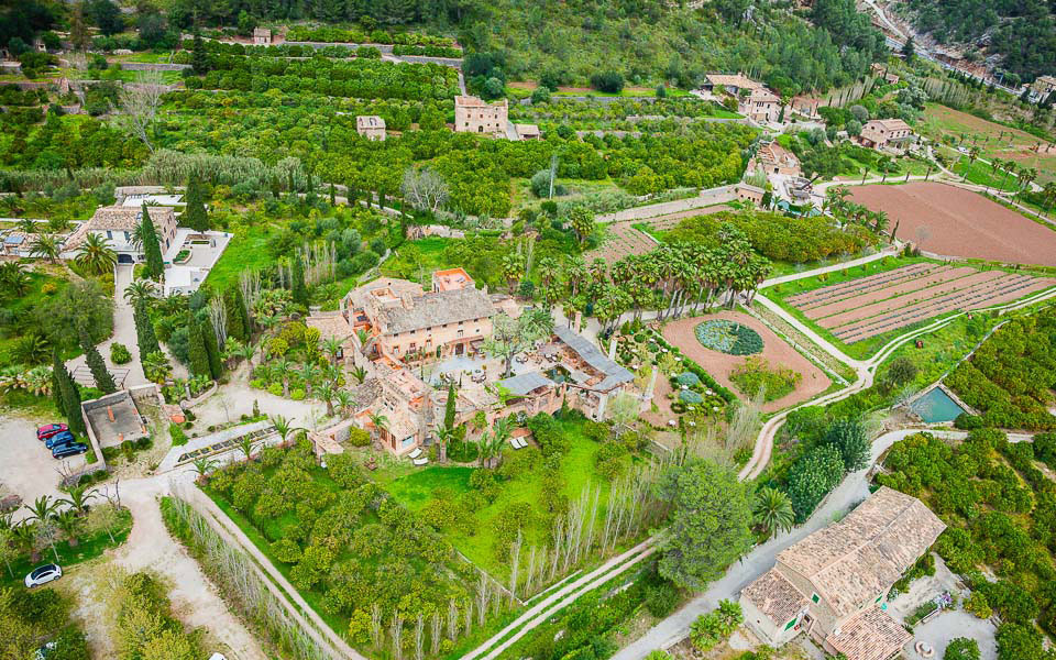 Panoramic view of the property